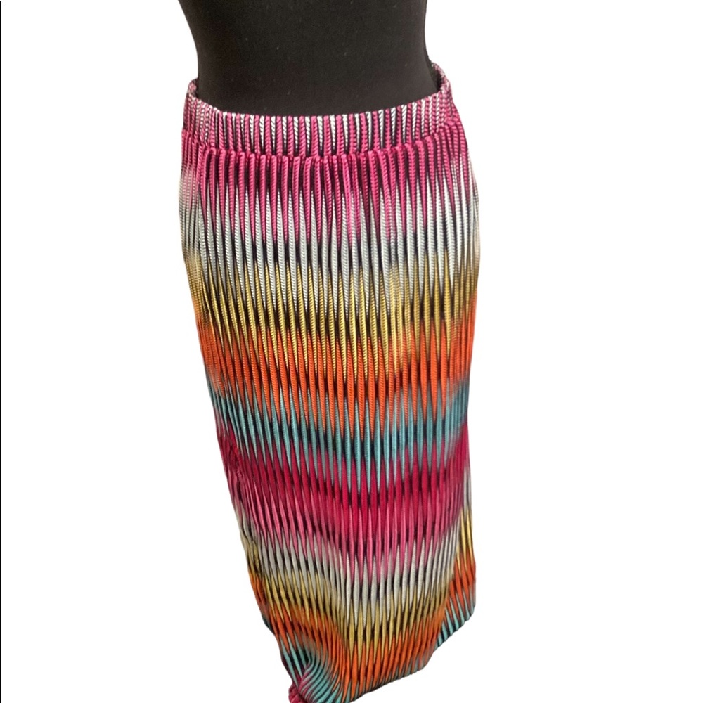 Multi Color Rainbow or Pride Skirt or Coverup-Size Medium